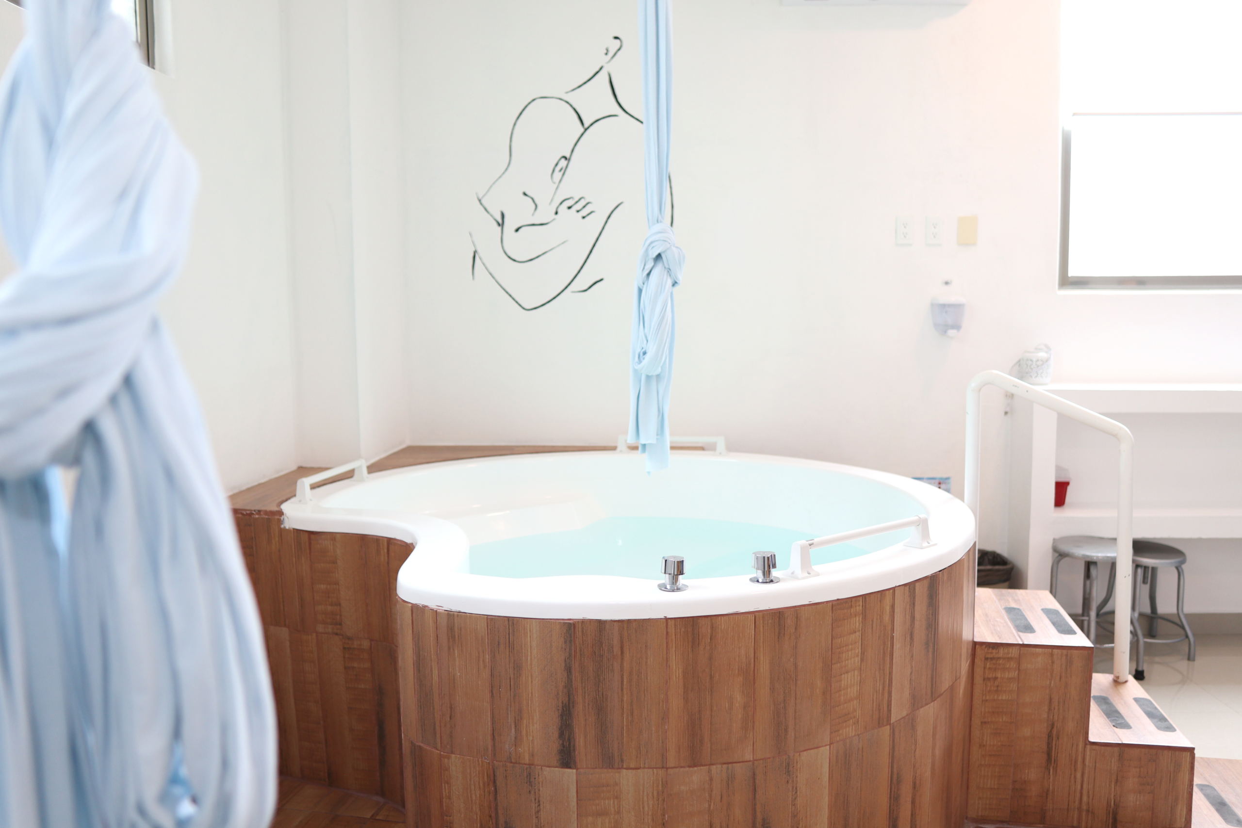 sala parto en agua